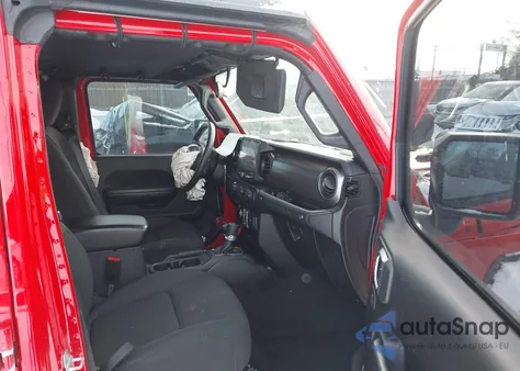 2020 Jeep Wrangler Unlimited Sport S 4X4 z USA, uszkodzony, nr VIN 1C4HJXDN0LW123863